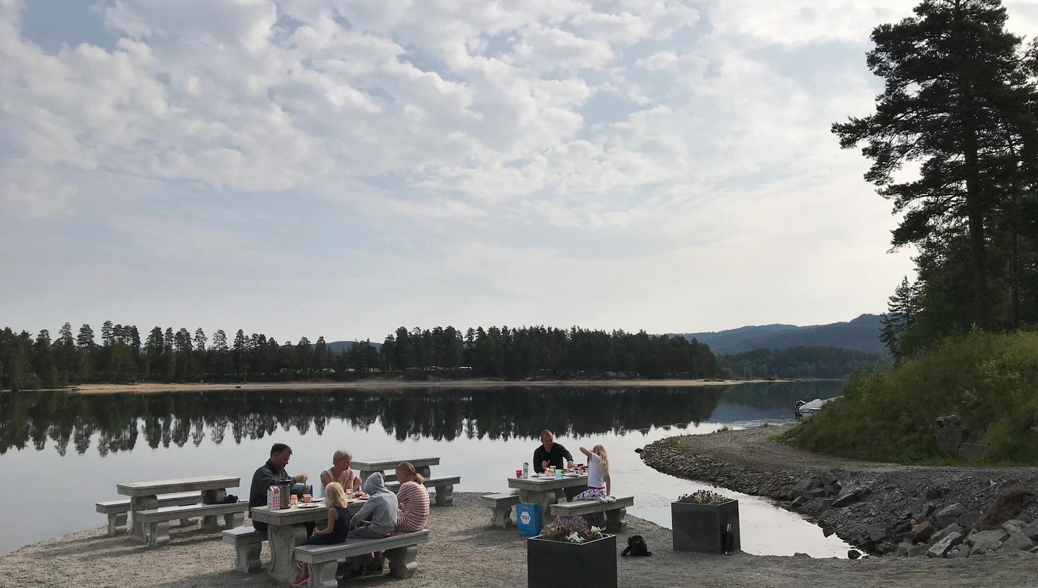 Yurteparken i Mineralparken Evje