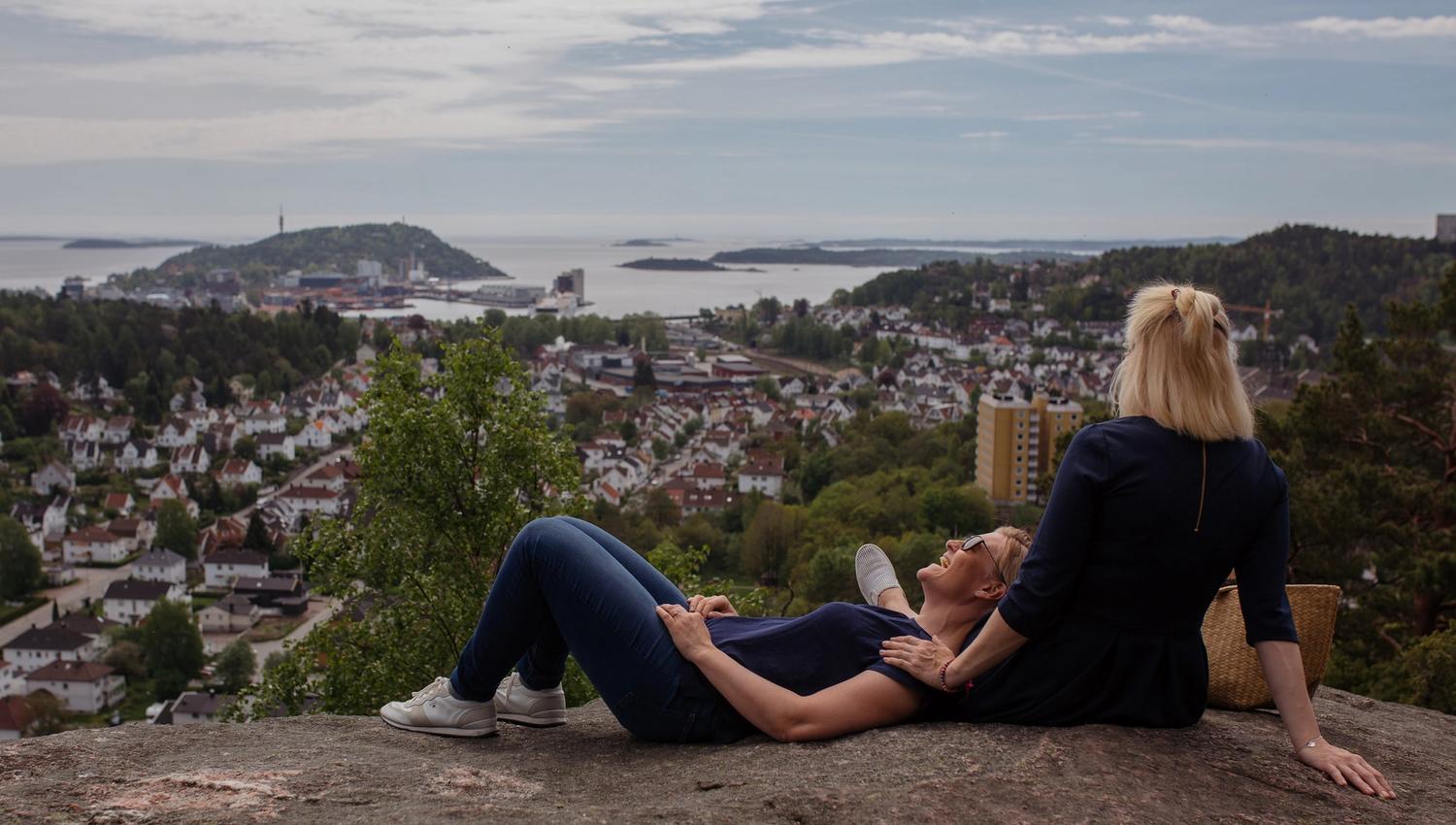 Ravneheia utsiktspunkt i Kristiansand