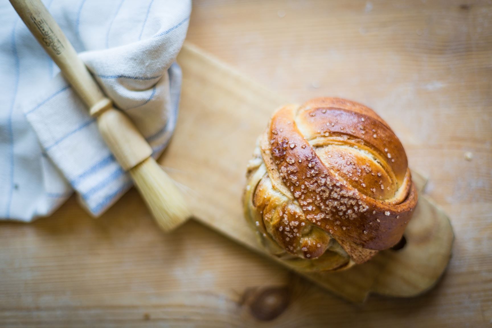 nystekt kanelbolle