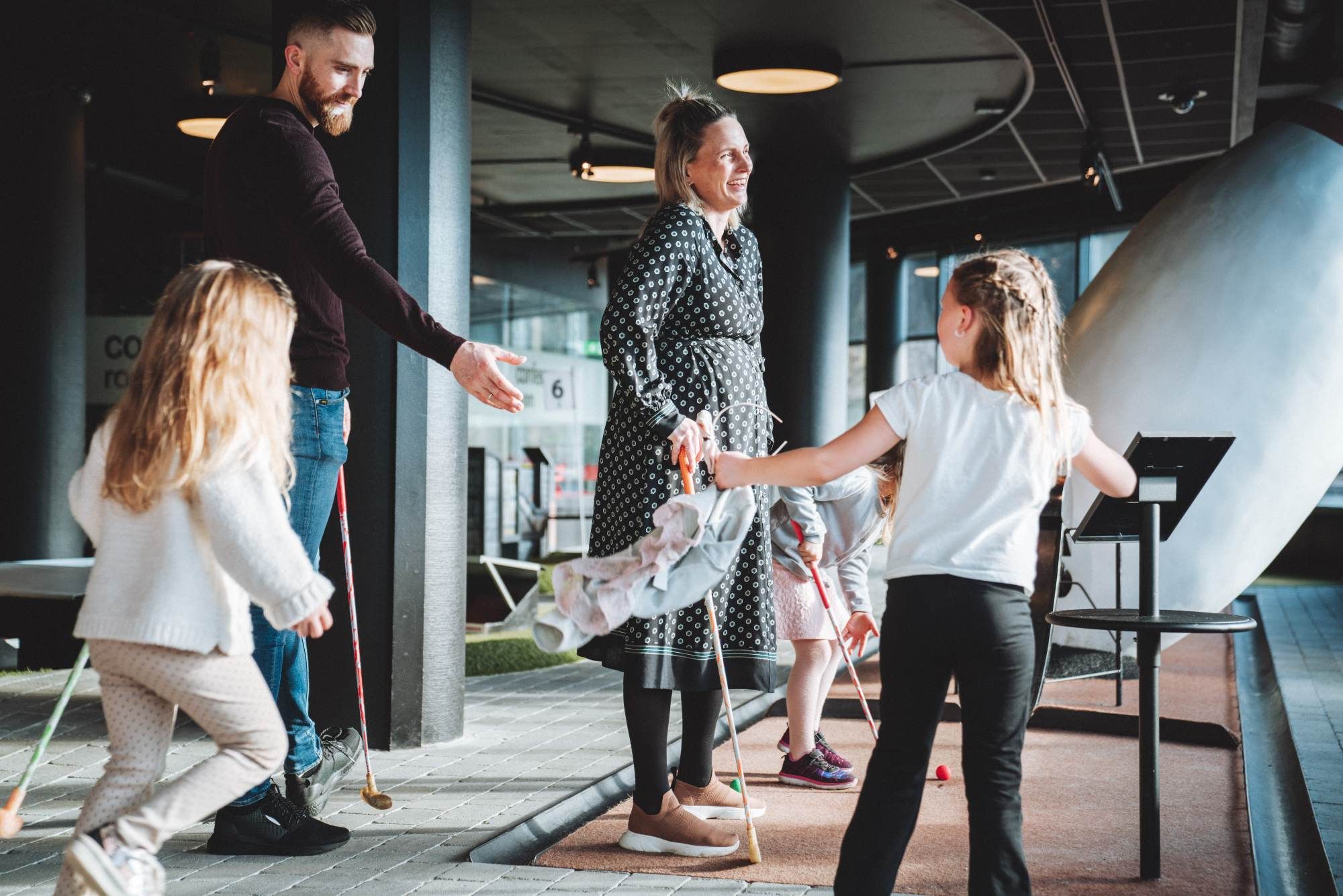 Minigolf på Vestkanten i Bergen