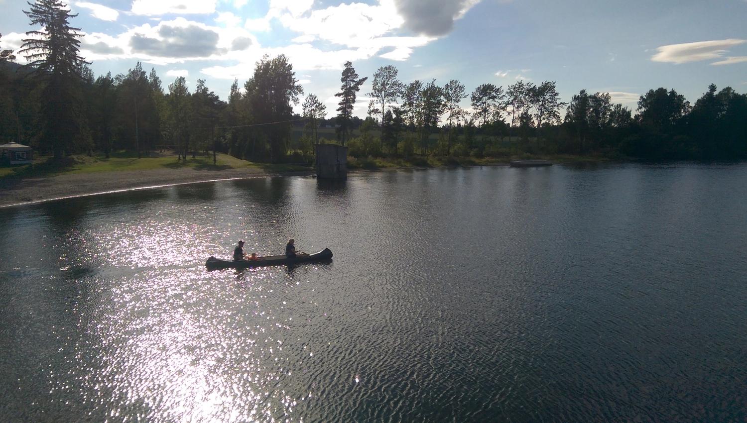 Canoe hire in Evjua Strandpark