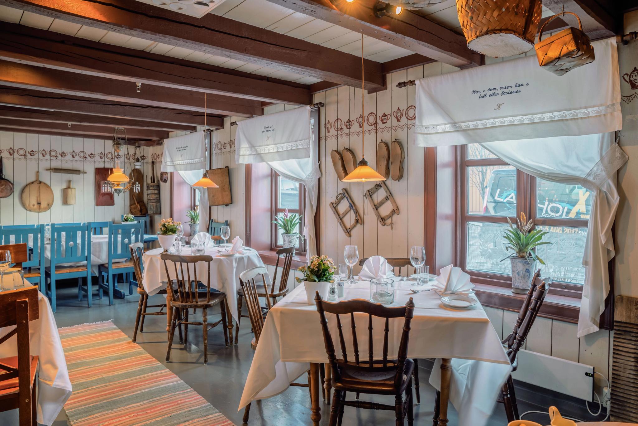 Borddekking Restaurant Kjøkkenet