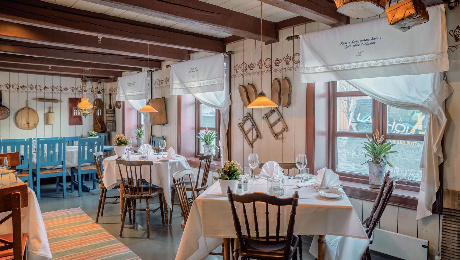 Borddekking Restaurant Kjøkkenet