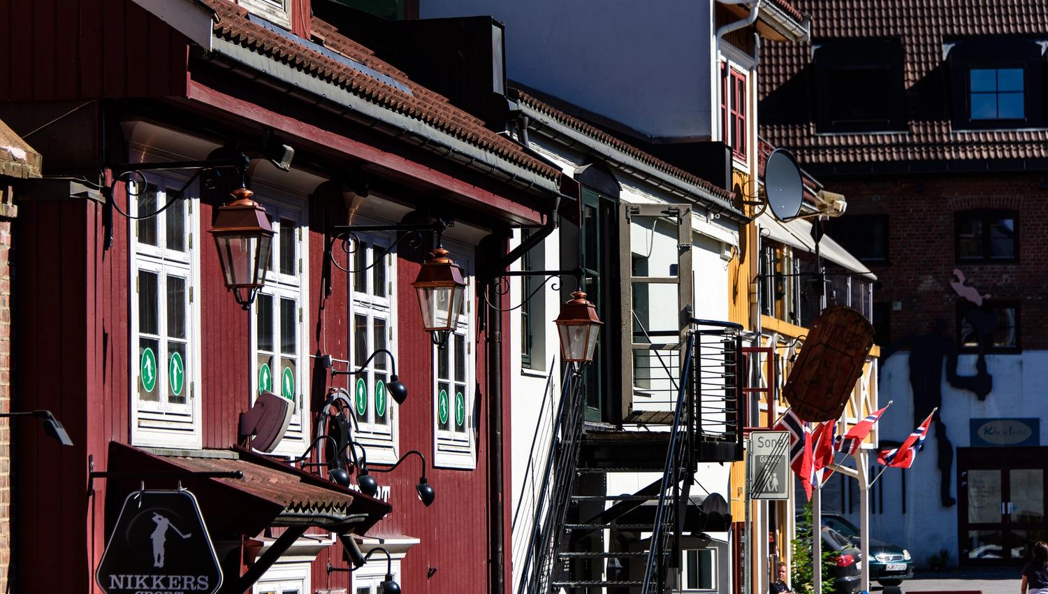 Along Elvegata in LIllehammer