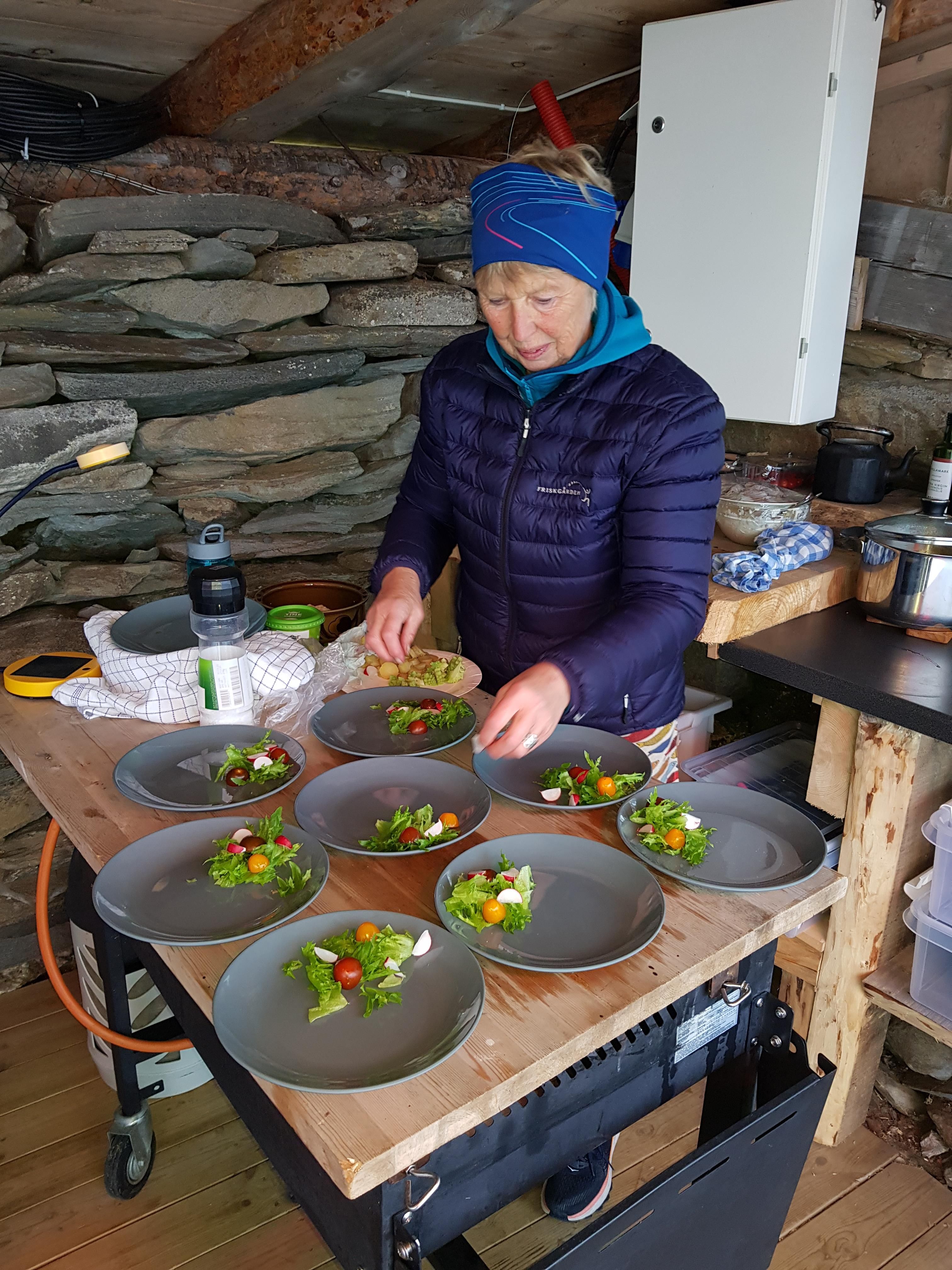 Matlaging i gapahuken