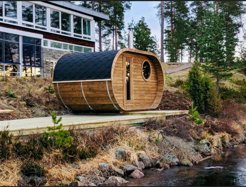 Utendørs badstu Rømskog Spa & Resort