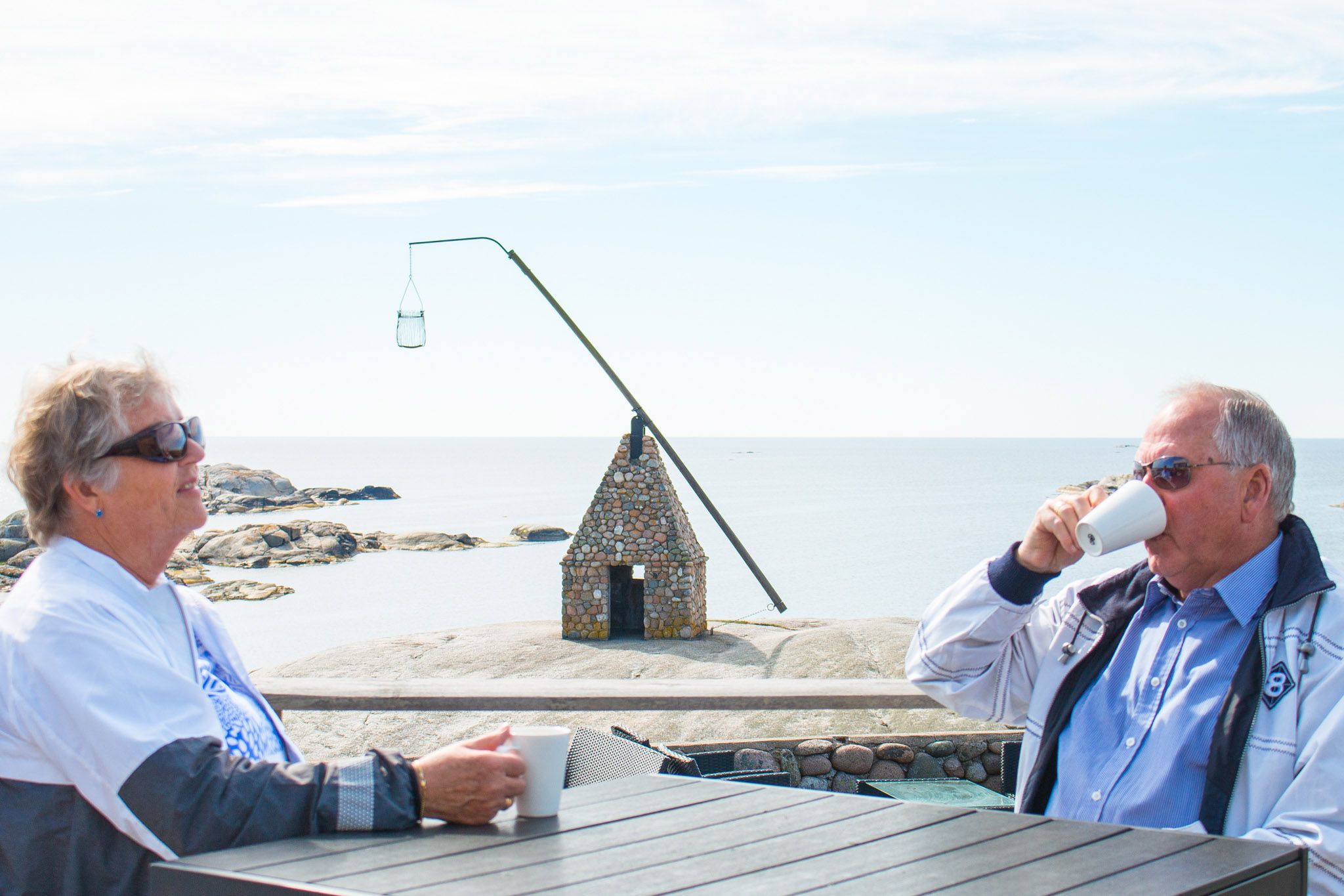 God drikke i koppen på Verdens Ende Spiseriet