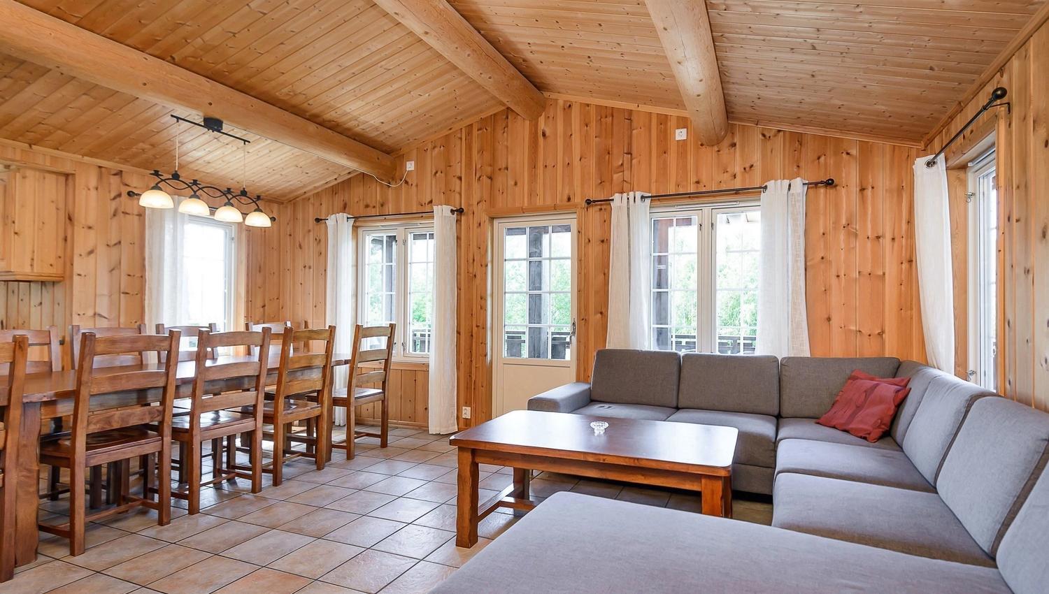 Living room Nordlia 12 cabin