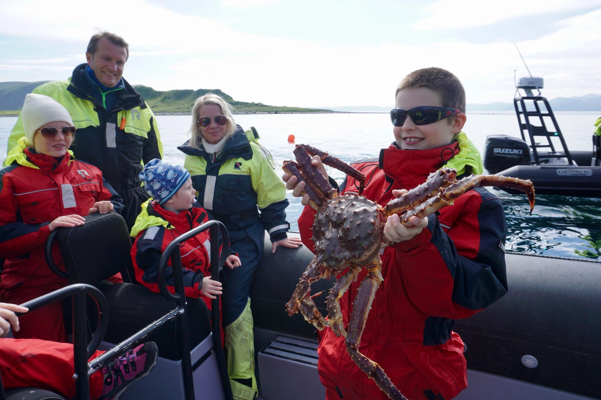 Fra sjø til land, kongekrabbens forunderlige verden