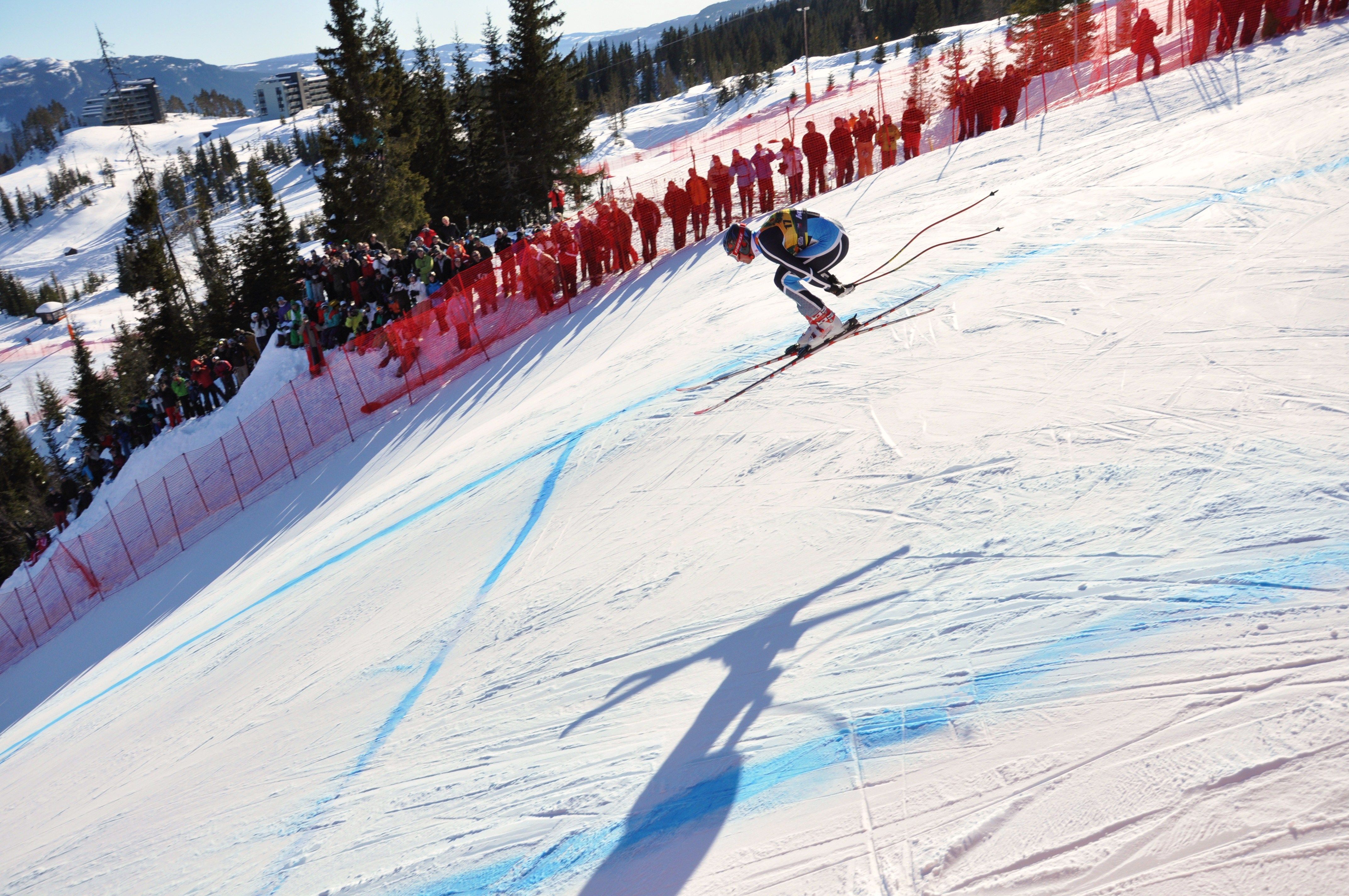Downhill skiing in Kvitfjell