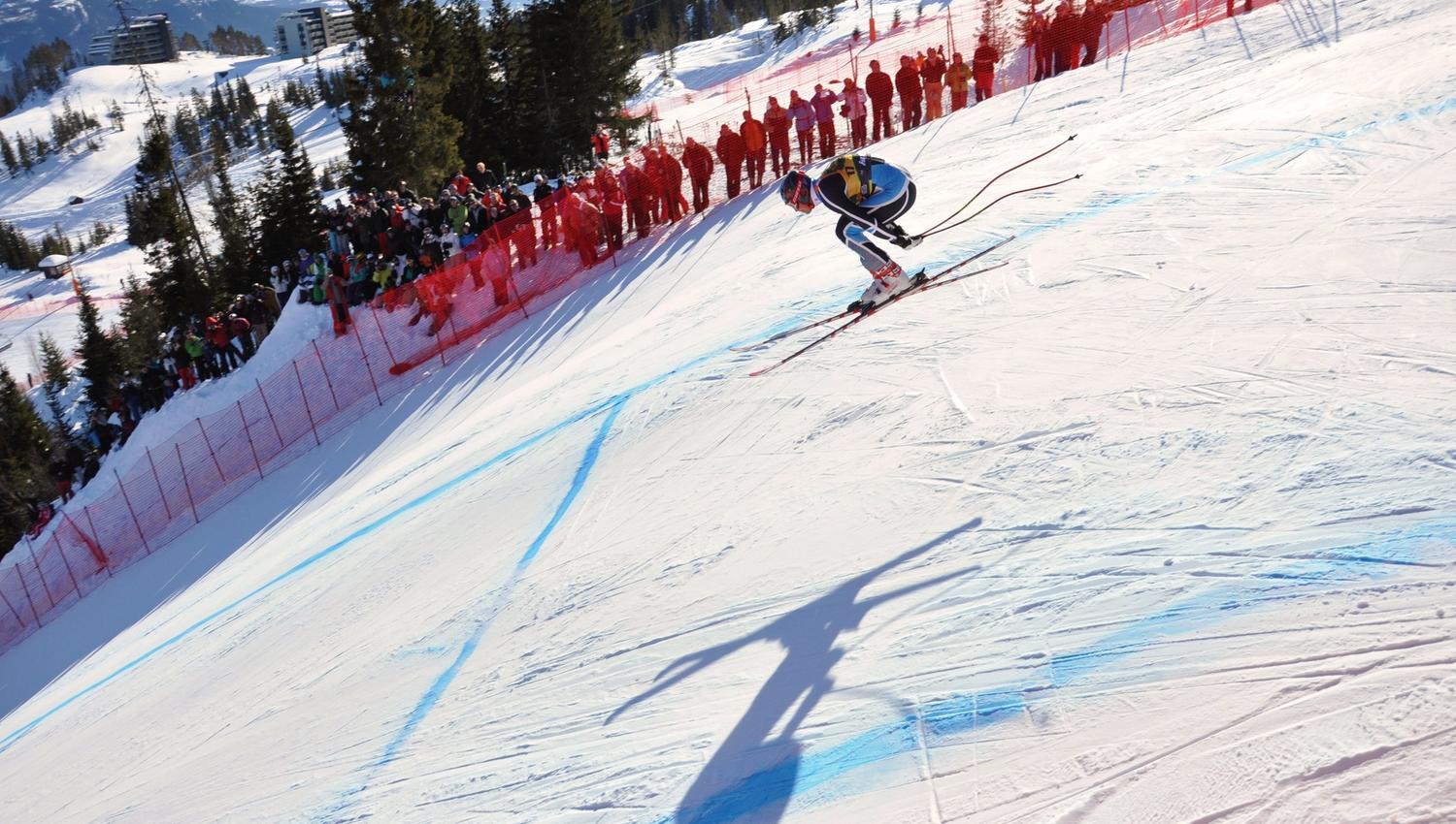 Downhill skiing in Kvitfjell