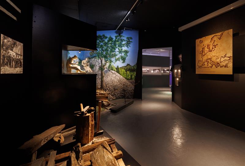 Frå brynesteinsutstillinga på Vest-Telemark museum