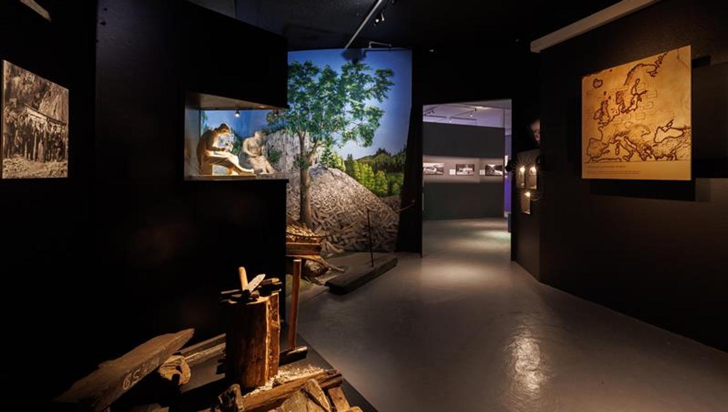 Frå brynesteinsutstillinga på Vest-Telemark museum