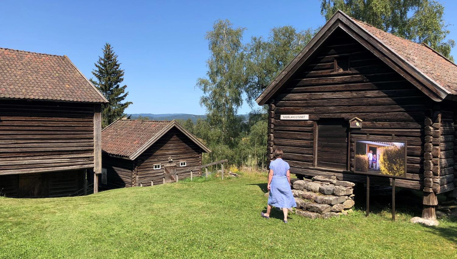 Hadeland Folkemuseum sommer. Hadelandstunet
