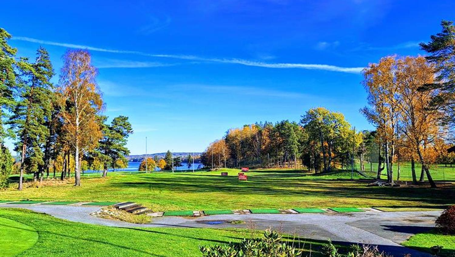bilde over Borregaard golfklubb- banen