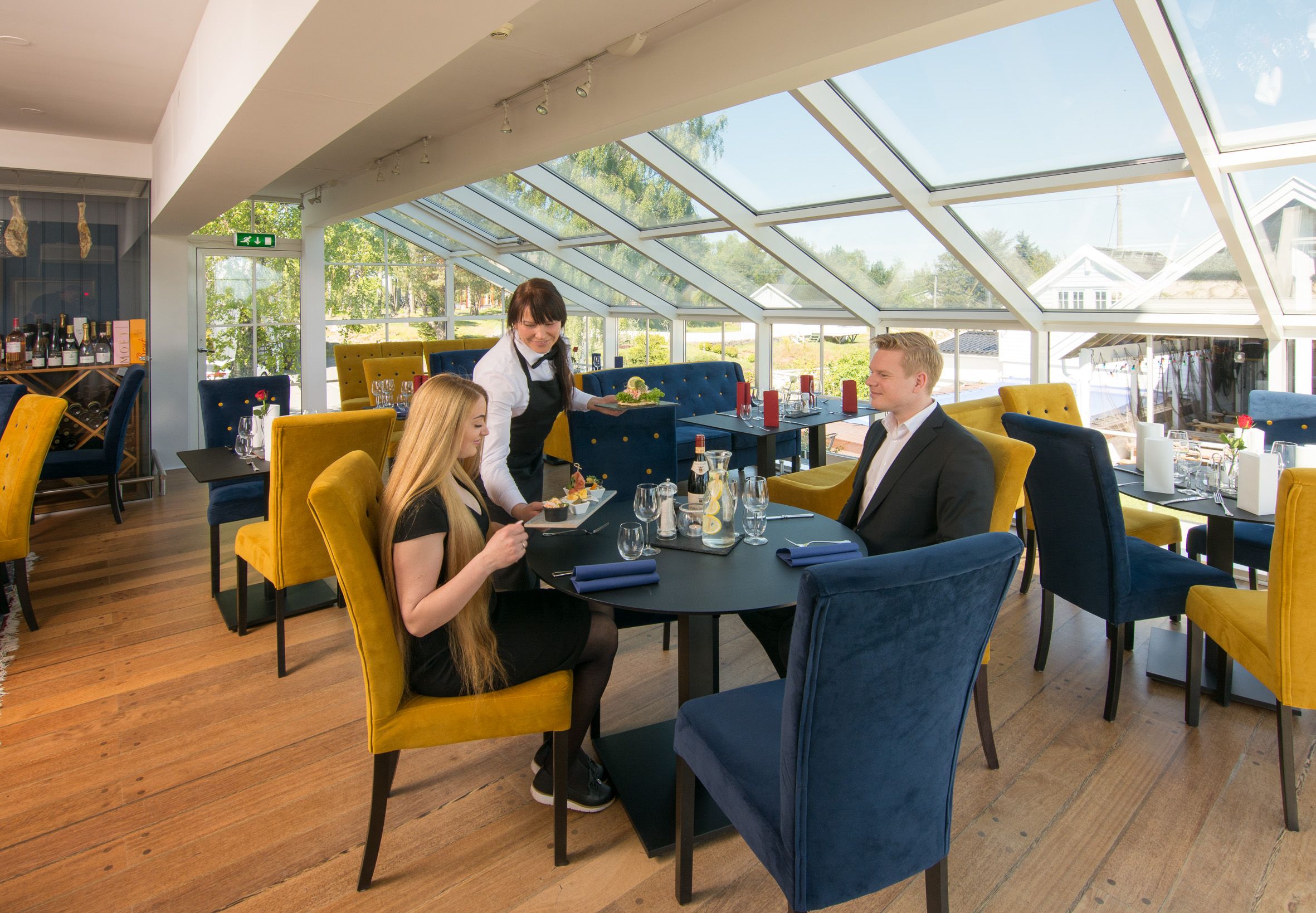 hotellrestauranten på Arendal Herregaard