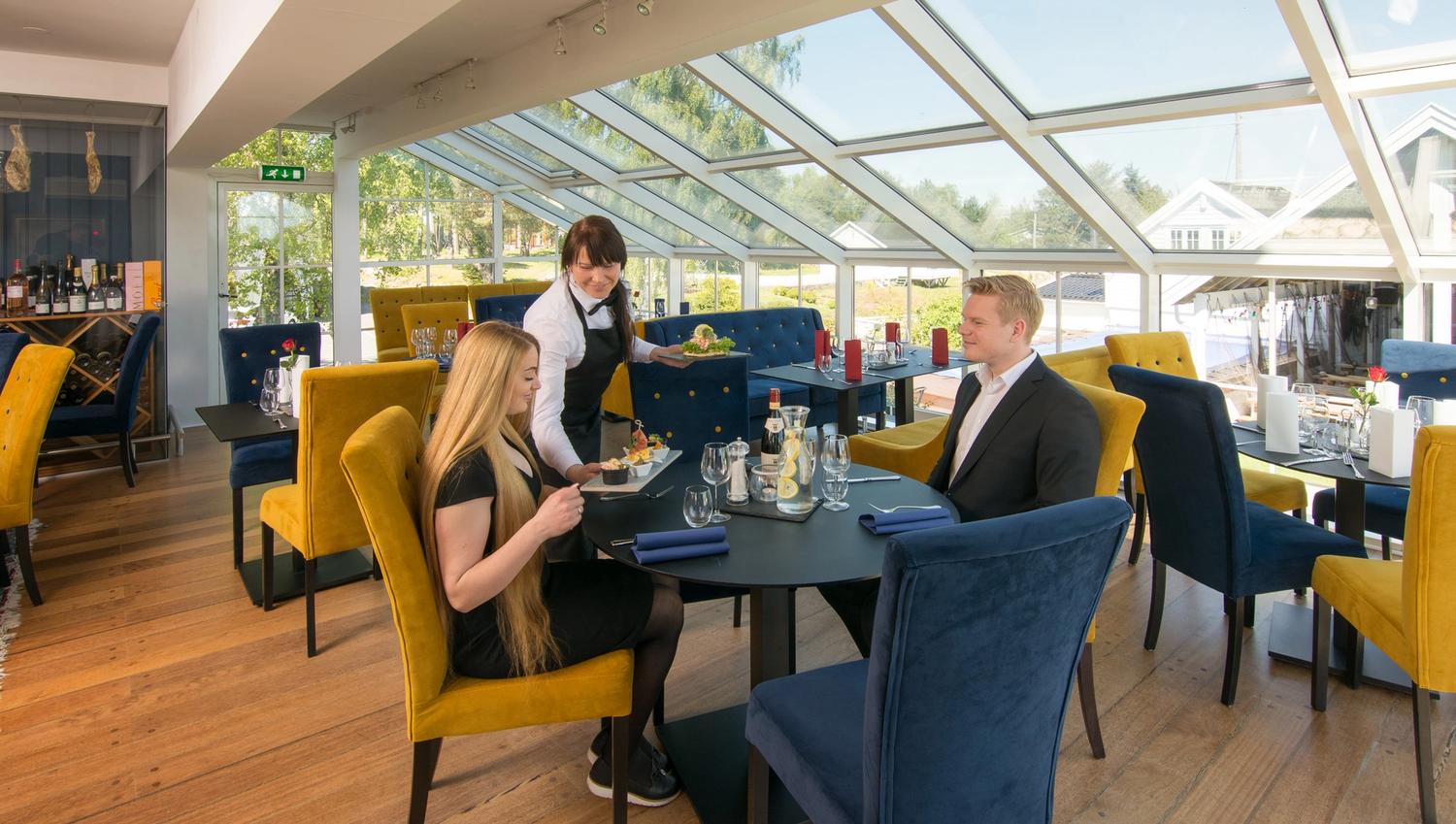 hotellrestauranten på Arendal Herregaard