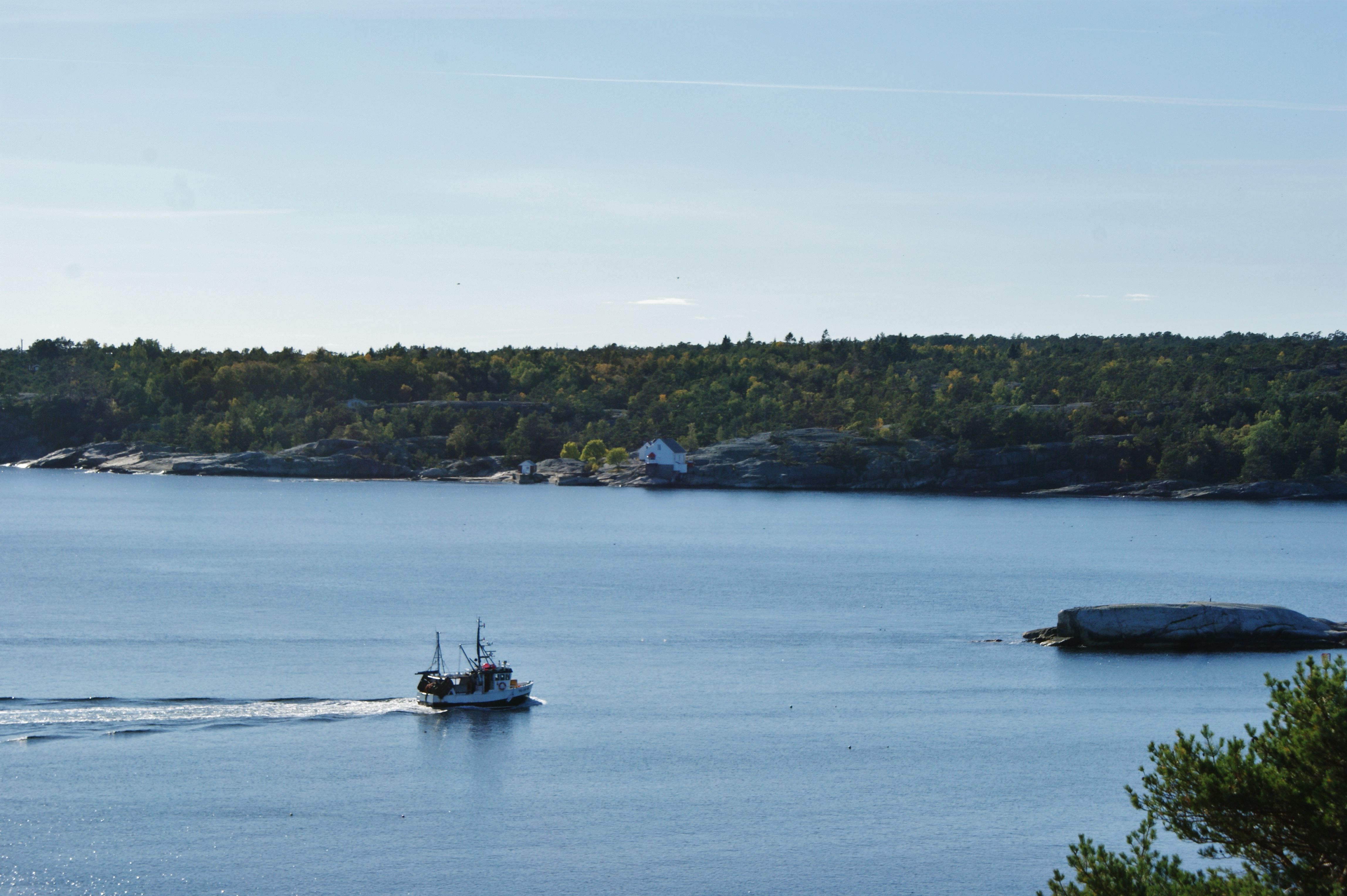 Blikk mot Strømtangen fyr