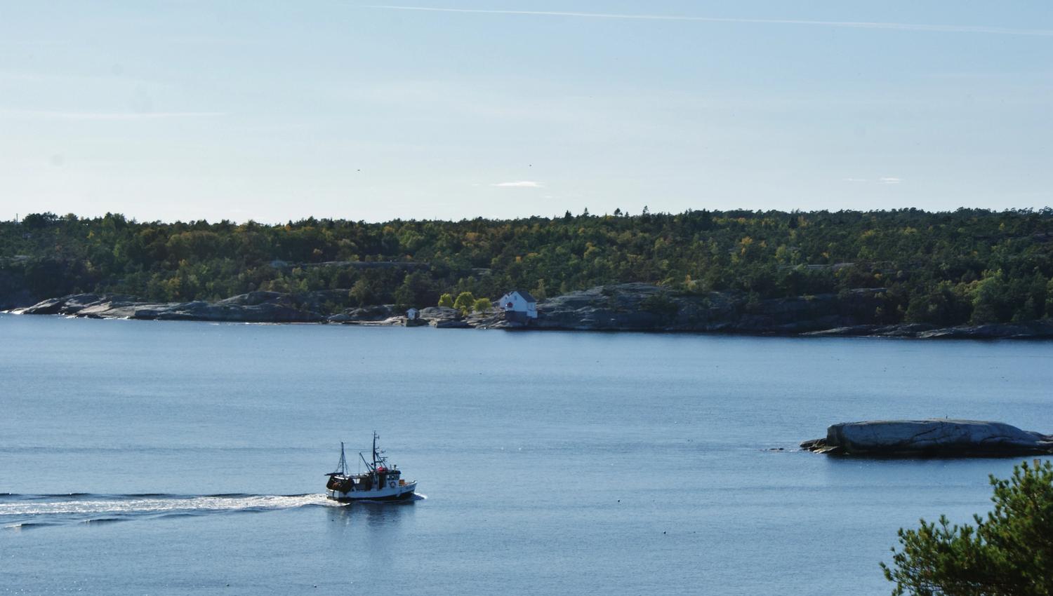 Blikk mot Strømtangen fyr