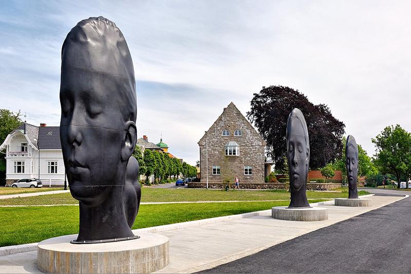Skulpturstopp Fredrikstad: Jaume Plensa | Phønixbrygga