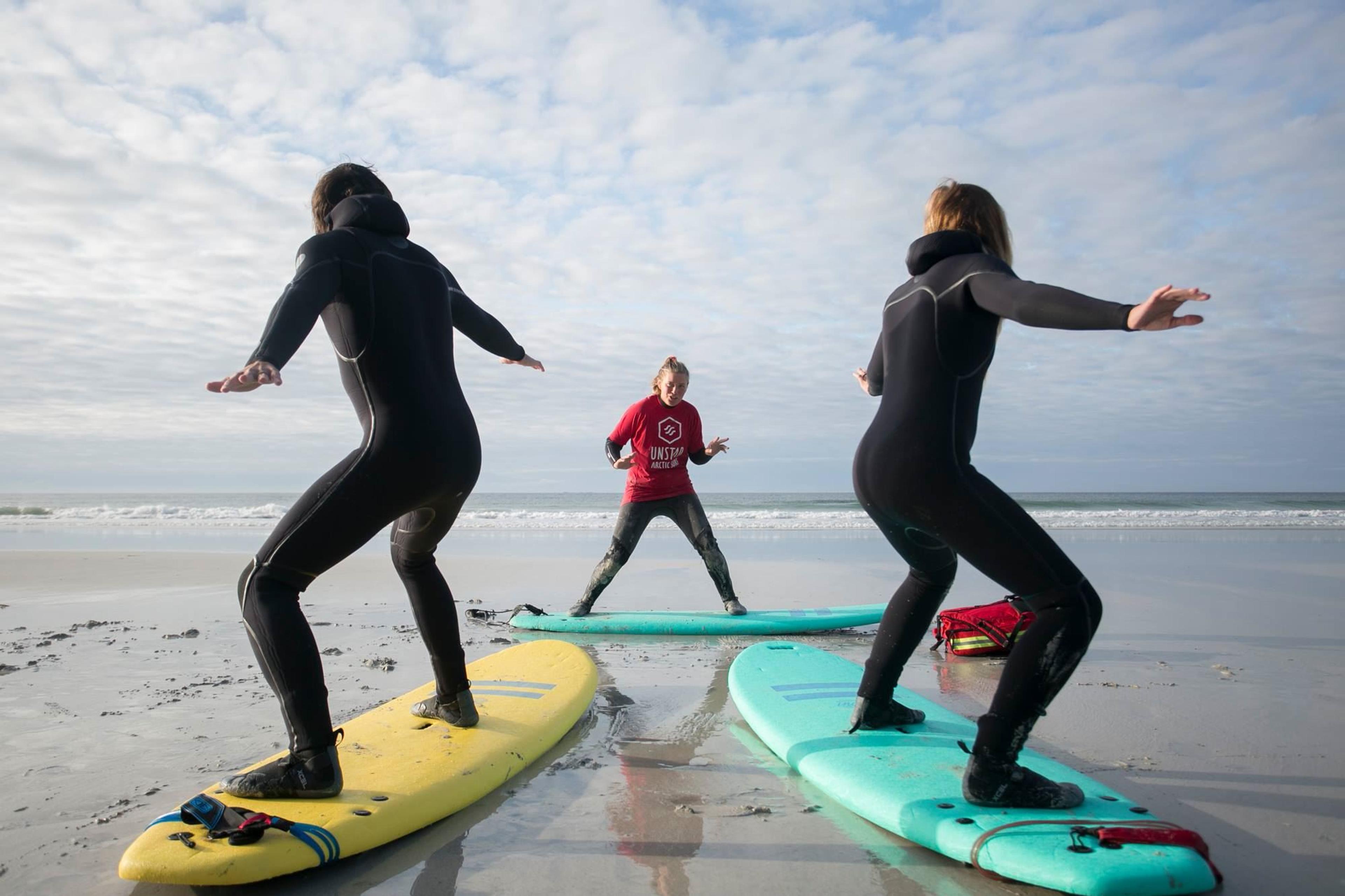 Beginner Surf Lesson - Unstad Arctic Surf