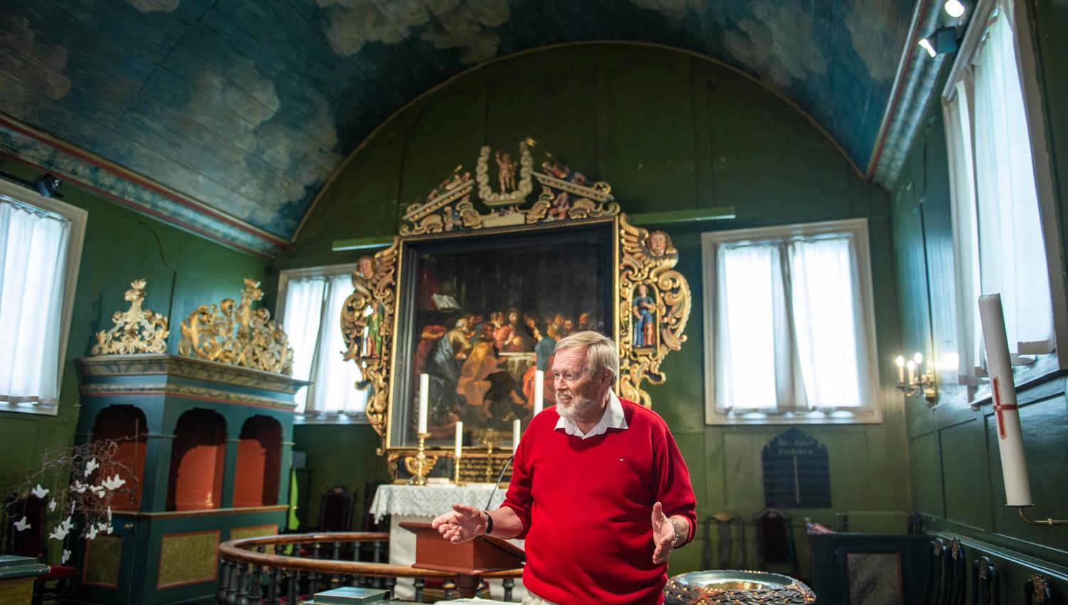 Guide Thomas Juell i Risør kirke