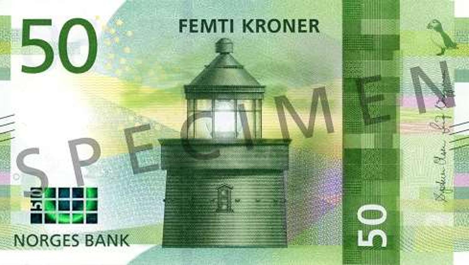 Visste du at Utvær fyr er motivet på den norske 50-lappen?