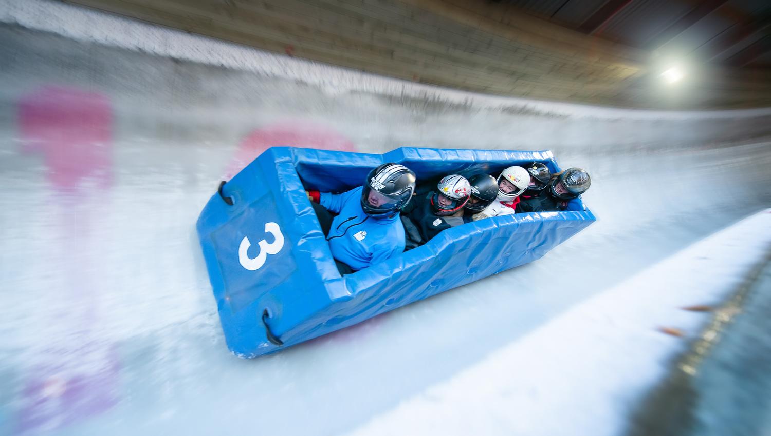 Bobrafting in Lillehammer olympic bob- & lugetrack