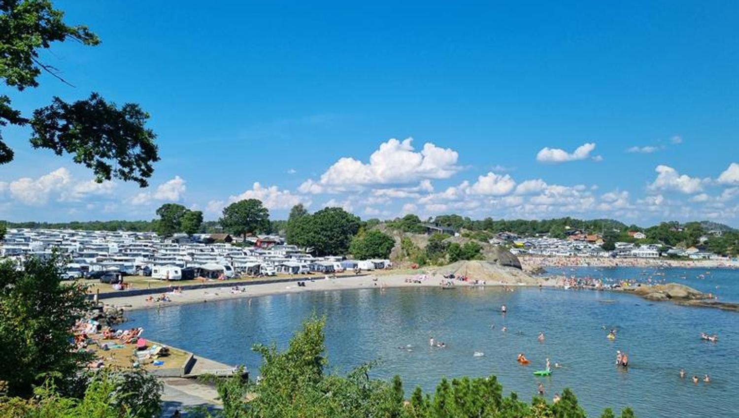 Stolpestad Camping - strand og badeliv