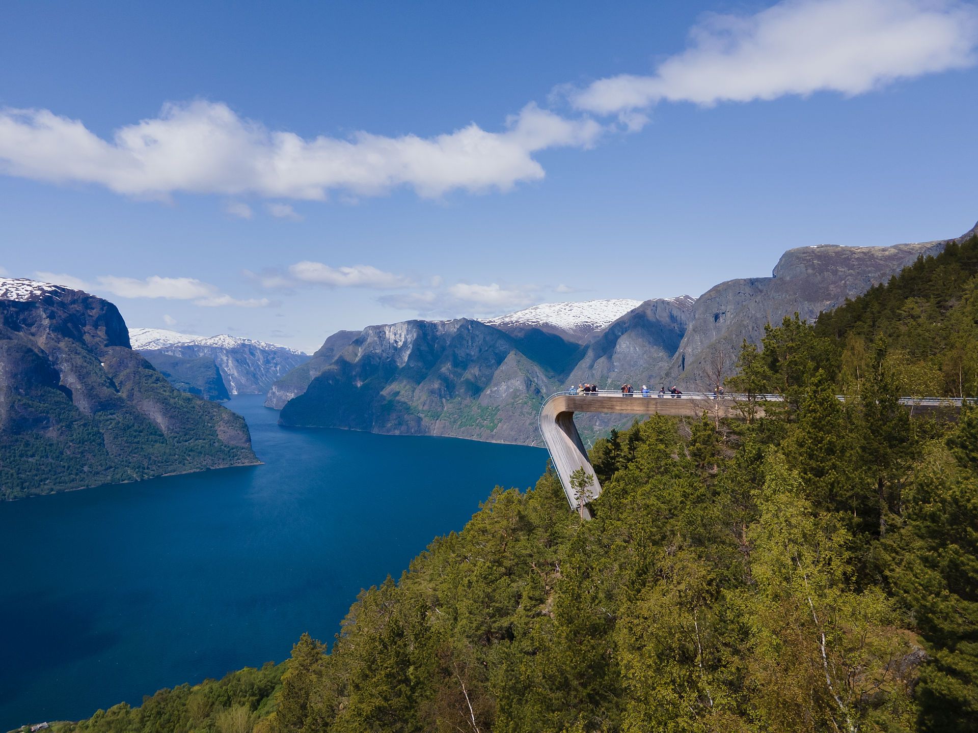 The view point Stegastein - above the Aurlandsfjord