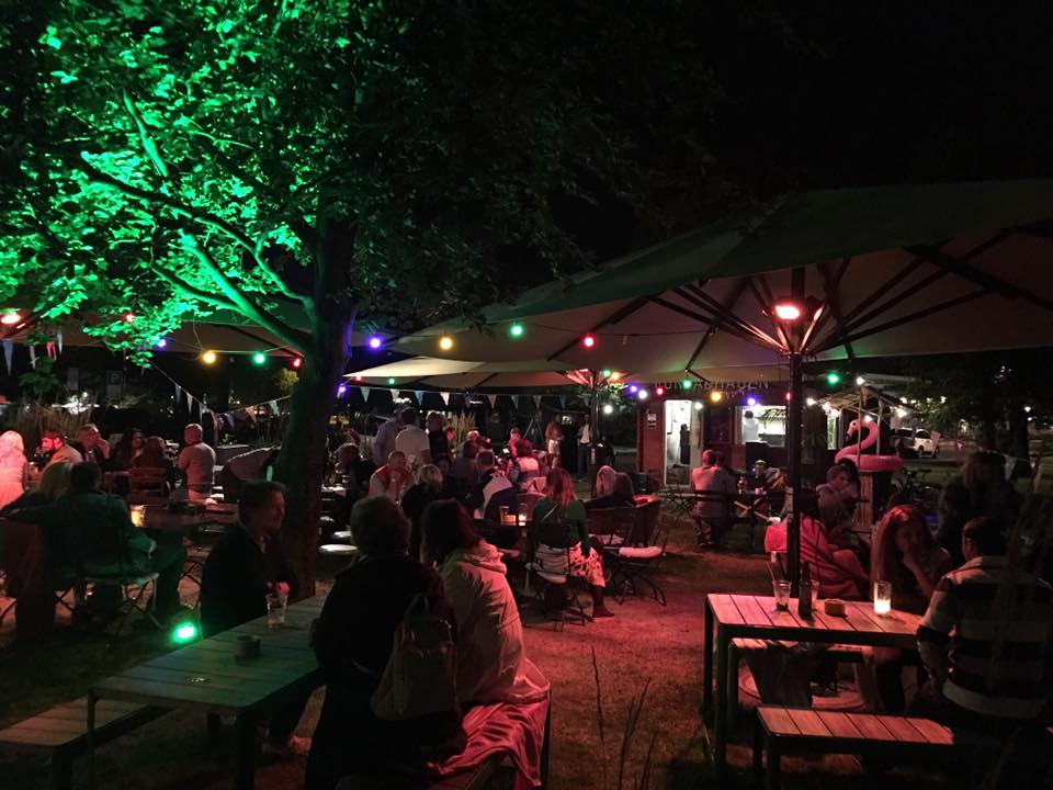 Outdoor dining at the Kurbadhagen