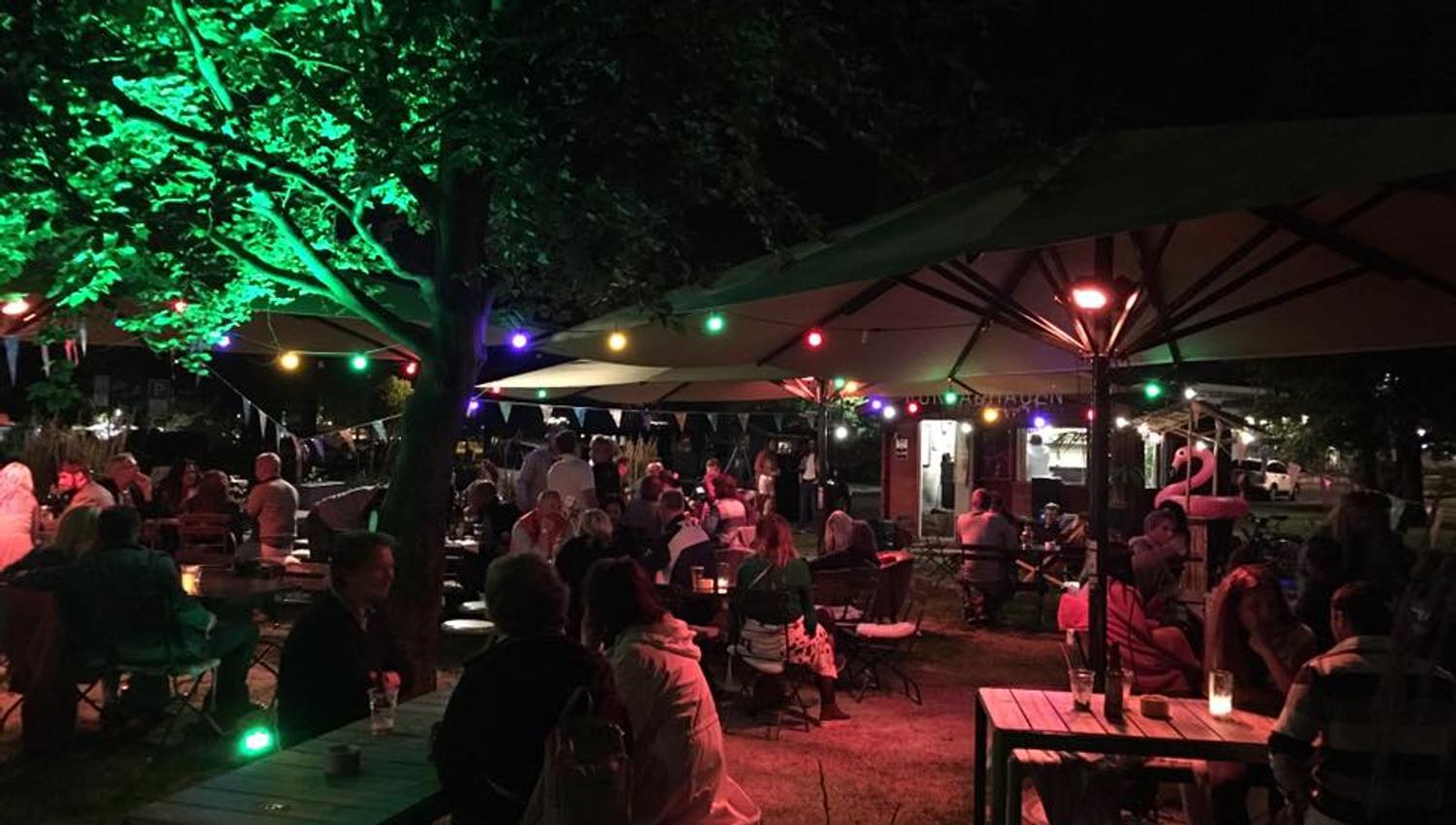 Outdoor dining at the Kurbadhagen