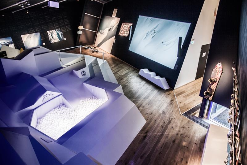 Interiør fra skimuseet.