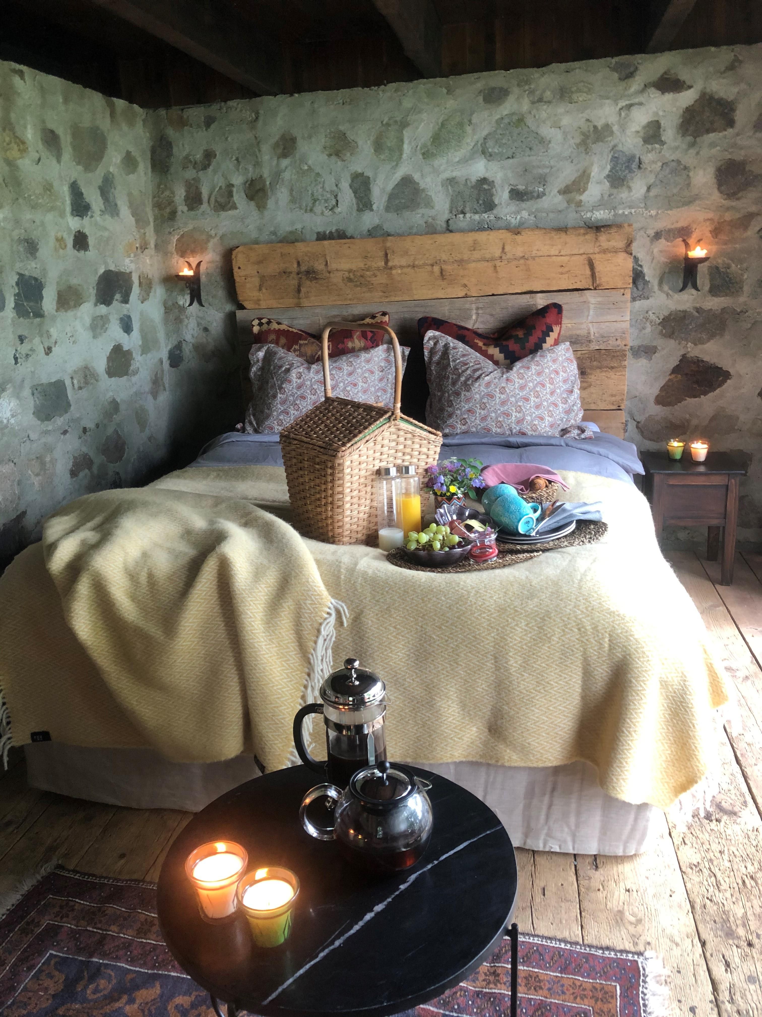 Glamping, hytte, Gjøvik, Kastad Gård