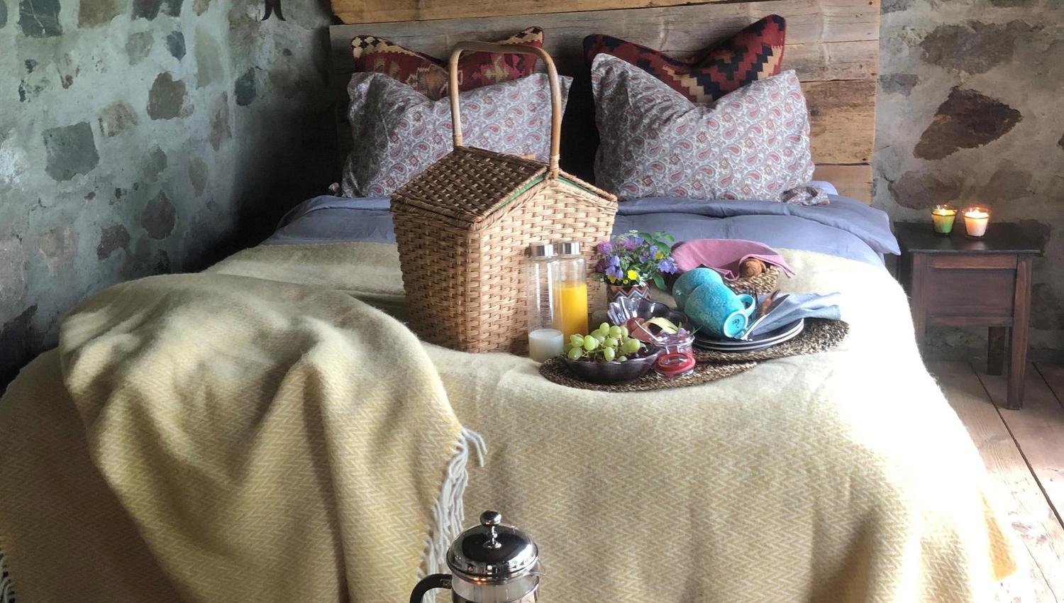 Glamping, hytte, Gjøvik, Kastad Gård