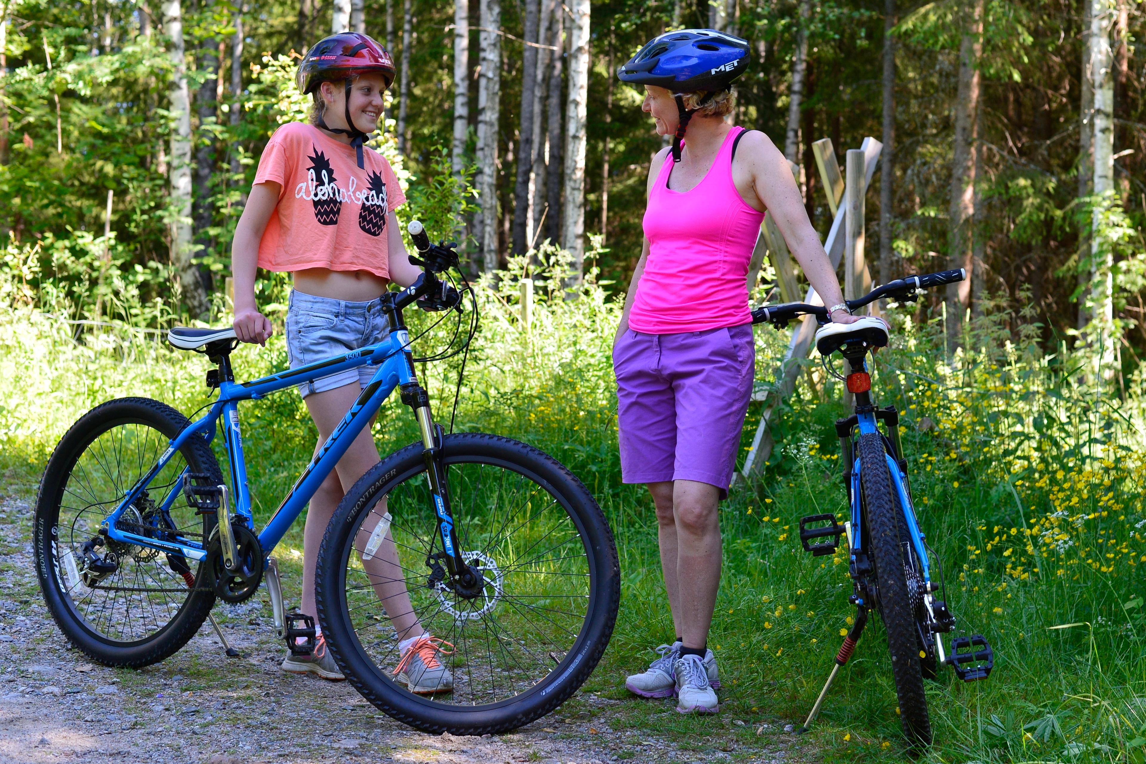 The bicycles we have for hire at the tourist information office of Visit Indre Østfold