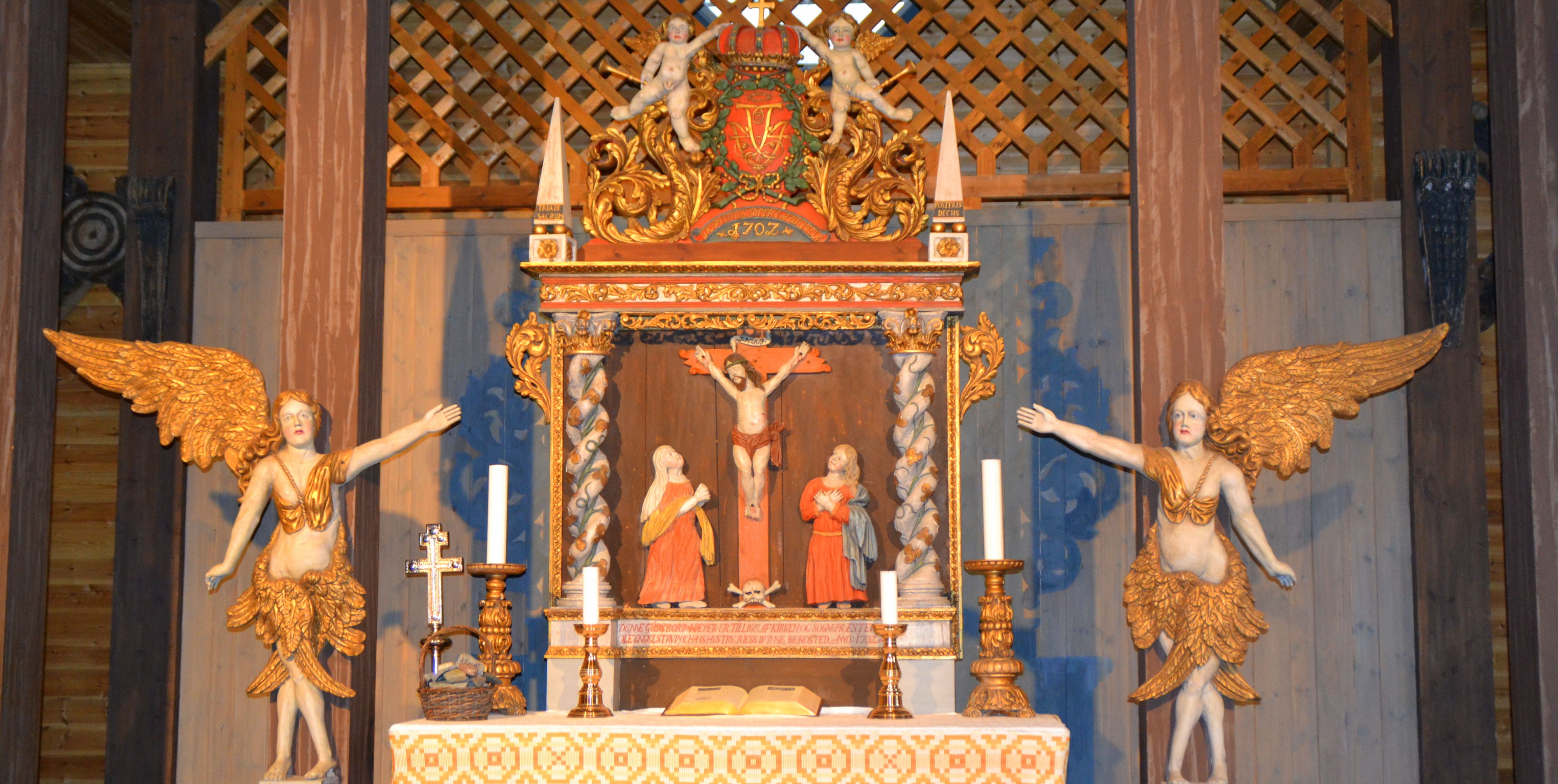 Alteret i Ål Kyrkje