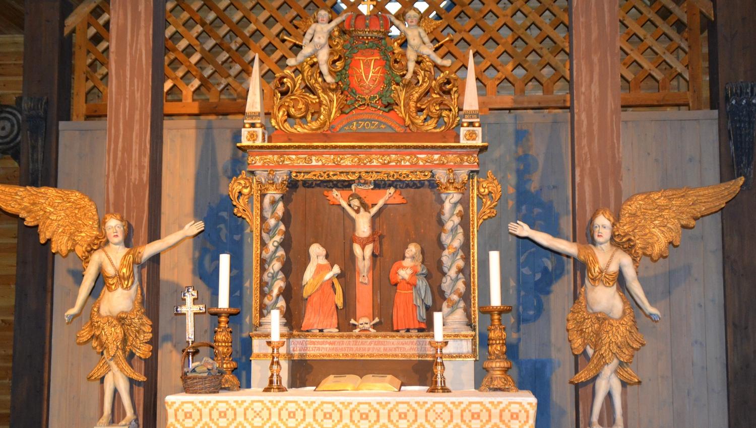 Alteret i Ål Kyrkje