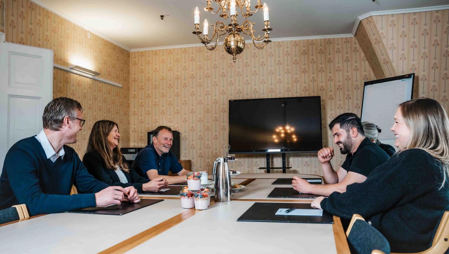 Møterom på Thorbjørnrud Hotell