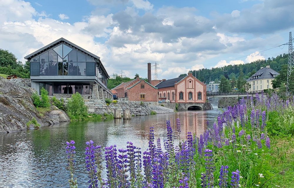 Området rundt Telemark Kunstmuseum