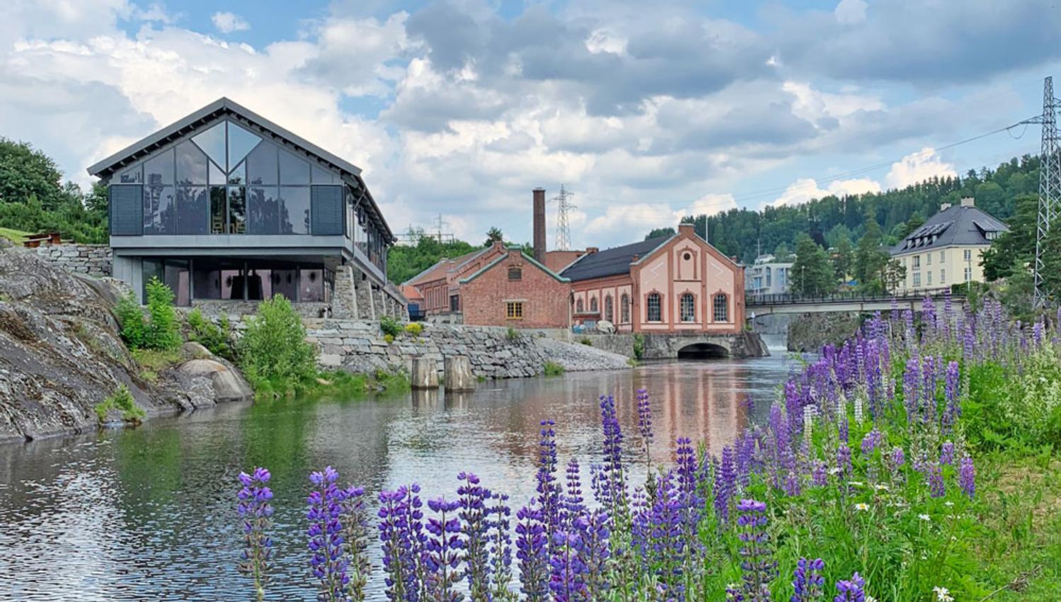 Området rundt Telemark Kunstmuseum
