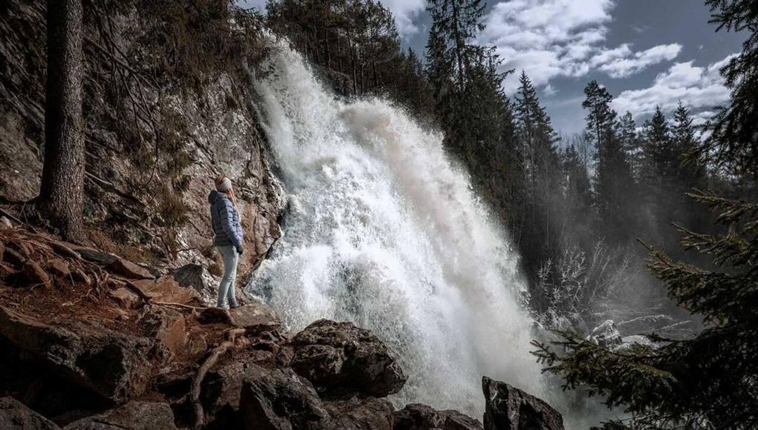 Foss langs kyststien