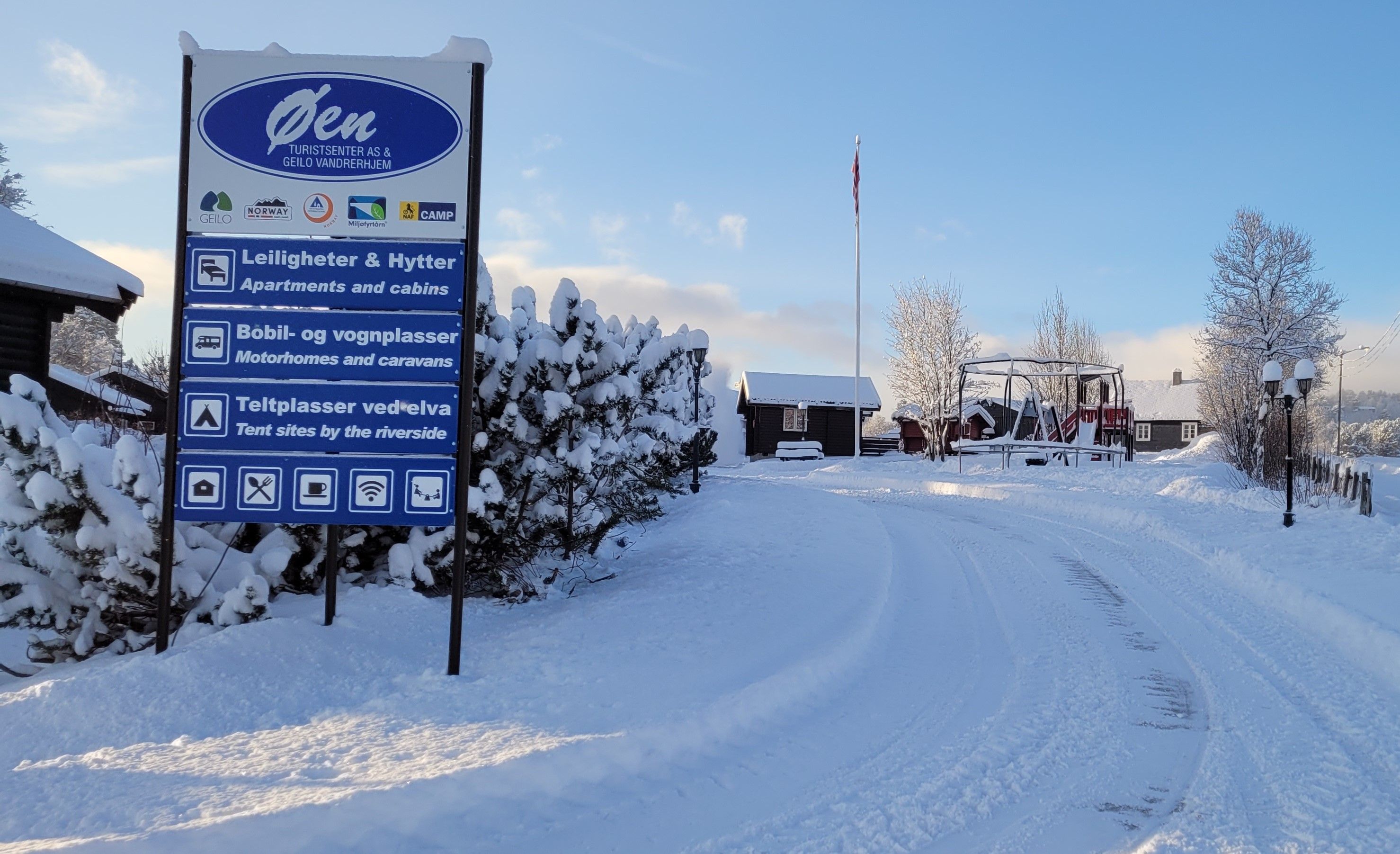Velkommen til Øen Turistsenter vinter