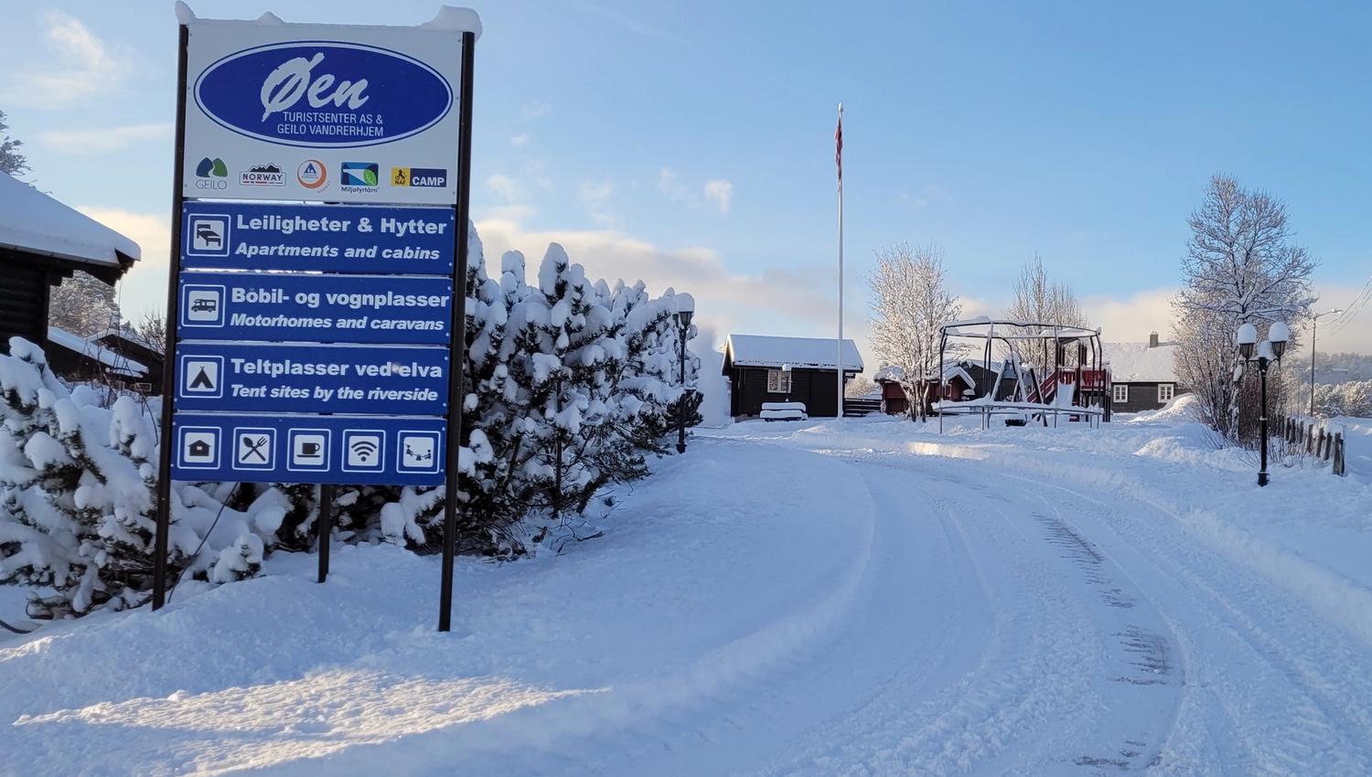 Velkommen til Øen Turistsenter vinter
