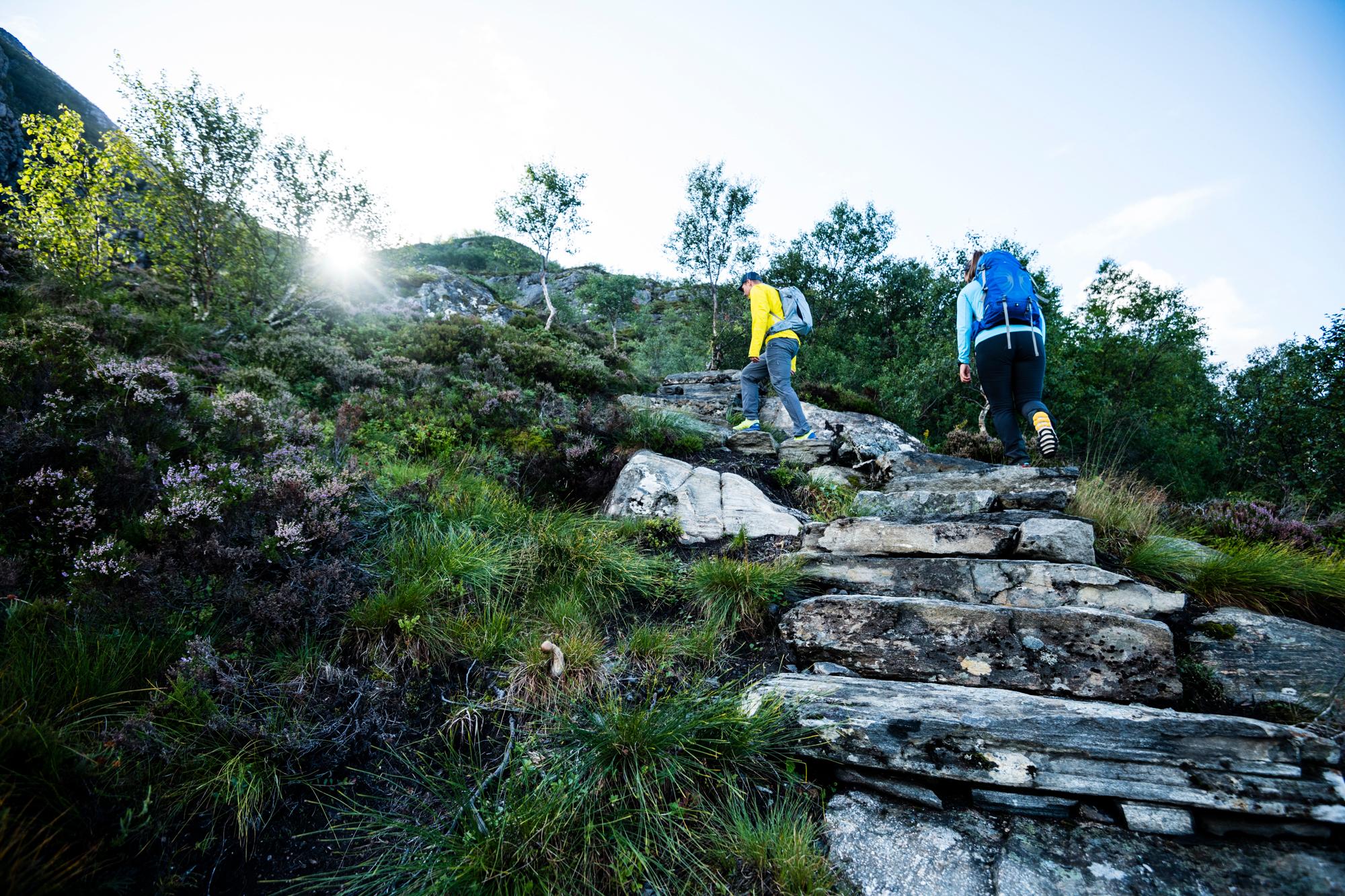 Buss til tur: Digergubben - en av Midsundtrappene