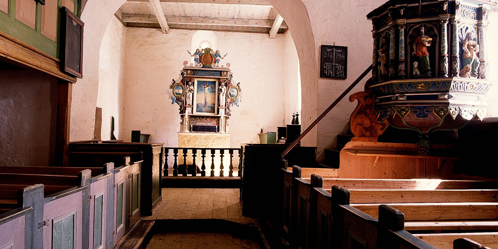 Inside Hustad Church