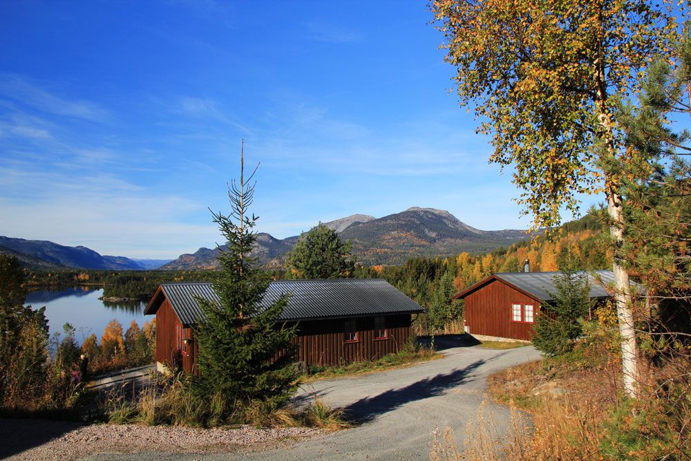 hytter fra Vrådal Hyttegrend med utsikt