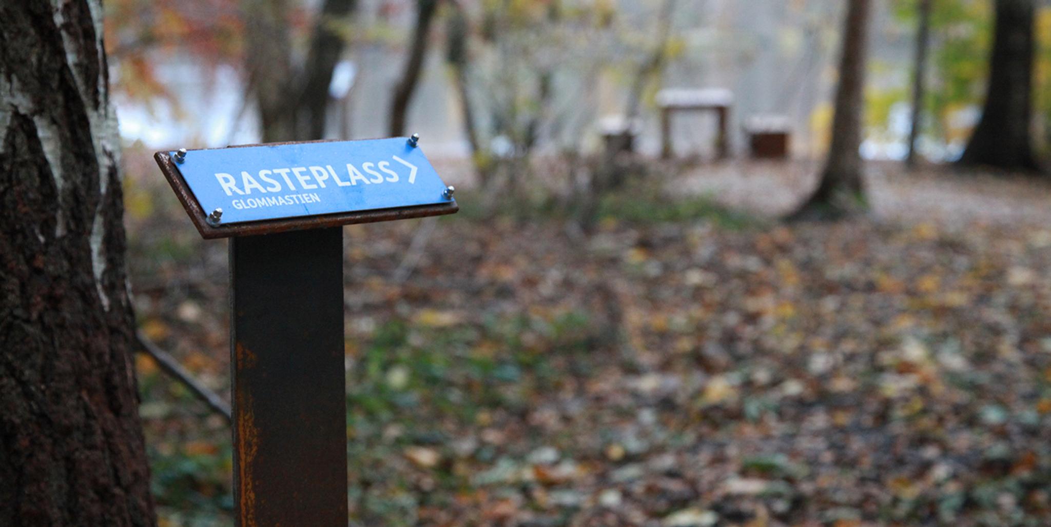 Rasteplass langs Glommastien