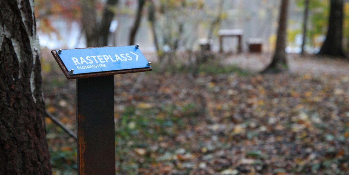 Rasteplass langs Glommastien