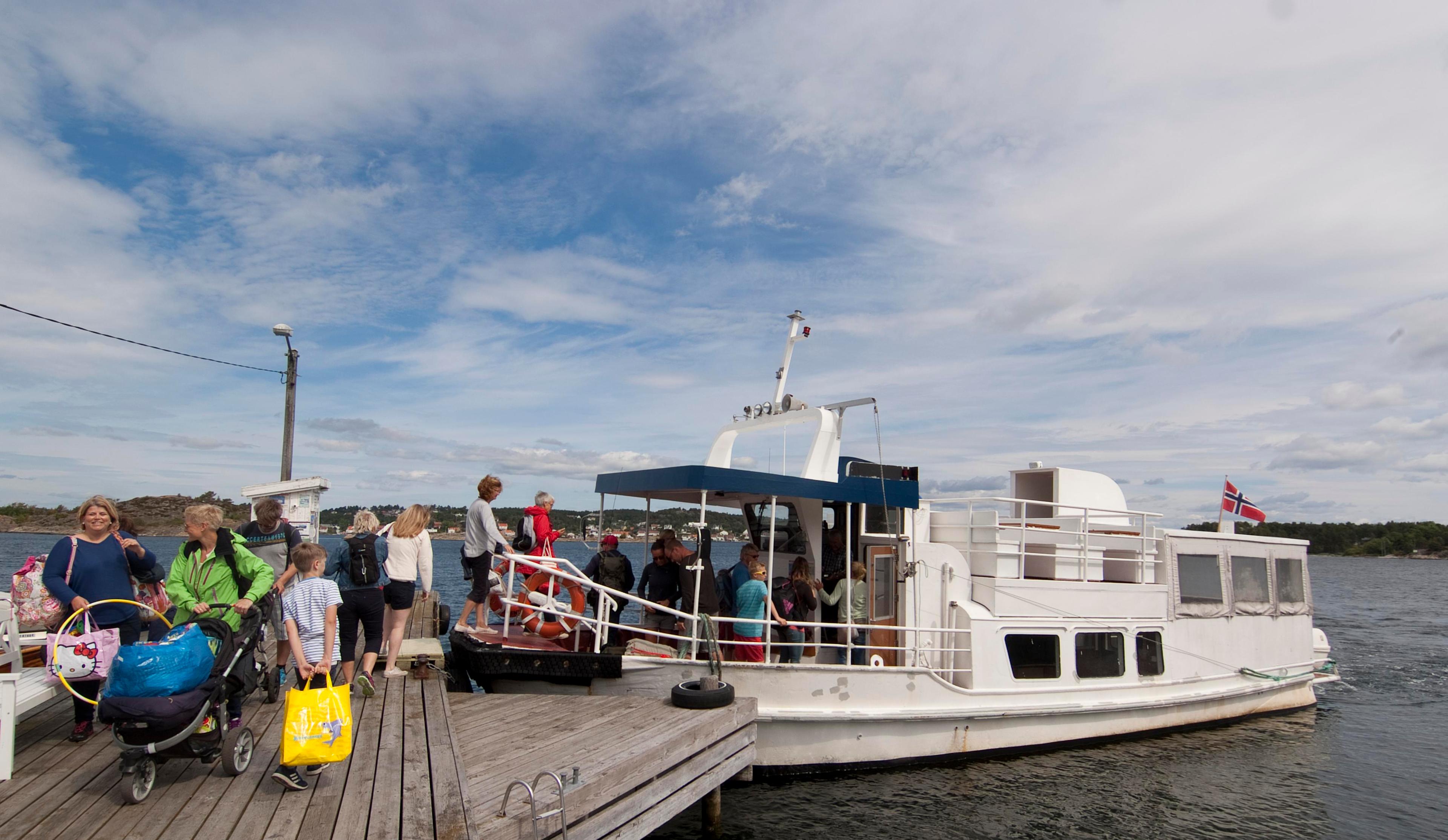 Fergekaia på Merdø